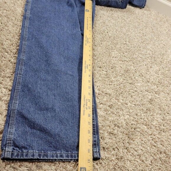 Wrangler Carpenter Jeans Mens 40x30 Dungarees Denim Utility Workwear - Picture 5 of 8